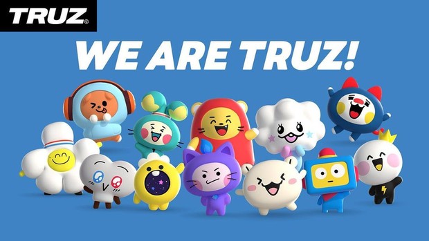 Potret karakter TRUZ, hasil kolaborasi TREASURE dengan LINE FRIENDS
