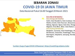 Jatim Tidak Ada Zona Merah, 22 Zona Oranye, 16 Zona Kuning