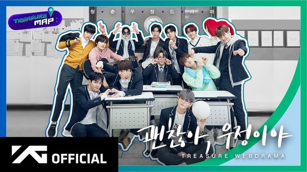 Salah satu konten Treasure Map season 2 yang merupakan parodi drama terkenal