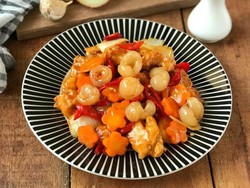 Resep Pembaca : Ayam Krispi Saus Longan yang Renyah Enak