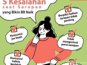 Berat Badan Naik Melulu, Salahnya di Mana? Cek Menu Sarapan