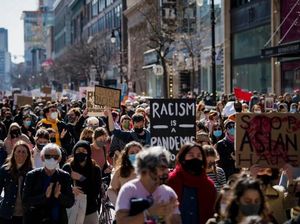 Demonstran di AS Ramai-ramai Protes Warga Asia Jadi Korban Serangan