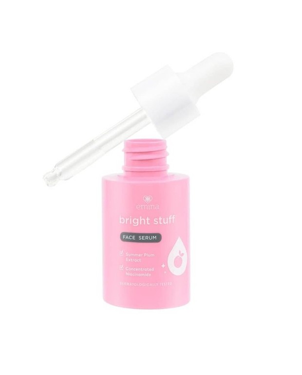 Emina Bright Stuff Face Serum/instagram.com/sinarmaskosmetikcimahi Emina Face Serum