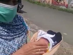 Tega! Bayi Perempuan Baru Lahir Dibuang di Depan Warung Warga Cianjur