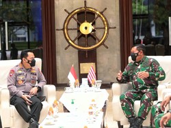 KSAL dan Kapolri Bertemu, Sepakat Perkuat Operasi Pengamanan di Perairan