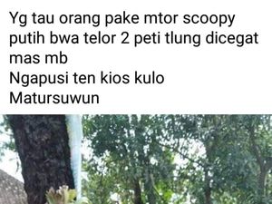 Ngaku untuk Bansos, Pemotor Gasak 2 Peti Telur dari Warung di Klaten