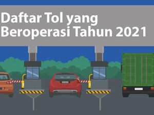 17 Tol yang Beroperasi Tahun 2021