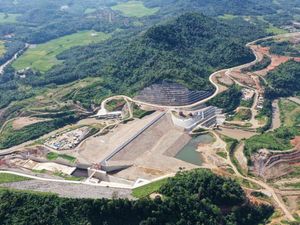 Progres Bendungan Megah Way Sekampung Capai 92%