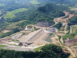 Progres Bendungan Megah Way Sekampung Capai 92%