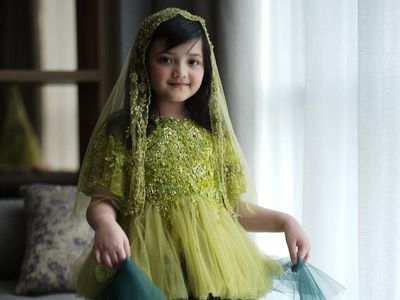 Foto: Gaya Arsy yang Menggemaskan di Acara Jelang Pernikahan Aurel Hermansyah