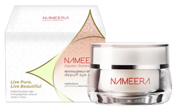 Nameera Revitalizing Bright Depuff Eye Gel/foto: blibli.com Nameera Revitalizing Bright Depuff Eye Gel