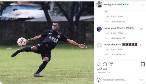 Patrich Wanggai mendapat serangan rasial di media sosial.