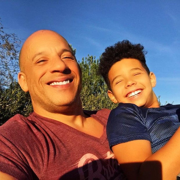 Potret Vin Diesel dengan putranya, Vincent Sinclair Potret Vin Diesel dengan putranya, Vincent Sinclair (foto: instagram.com/vindiesel)