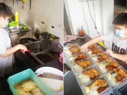 Keren! Remaja 12 Tahun yang Jago Masak Ini Jualan Nasi Lemak