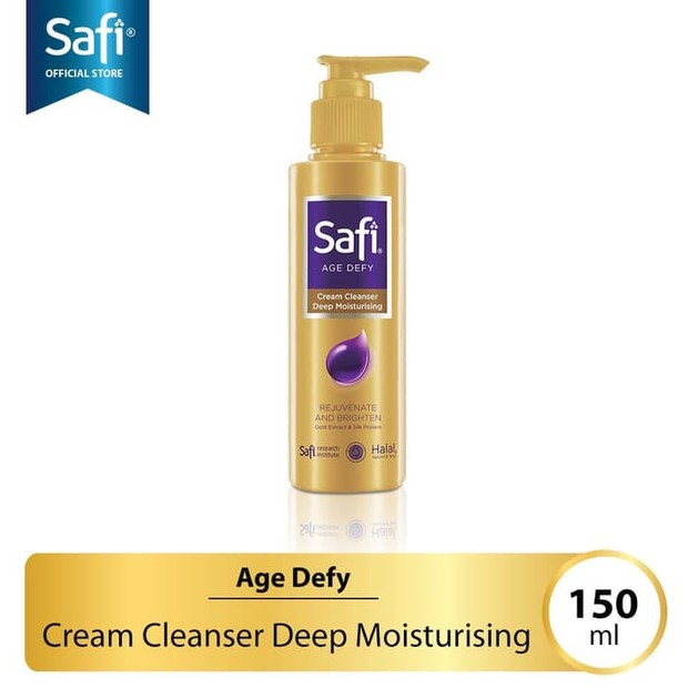 Safi Age Defy Cream Cleanser Deep Moisturizer  (sumber : shopee.co.id/marceltan)