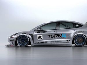 Saat Tesla Model 3 Jadi Mobil Balap, Kece Juga!