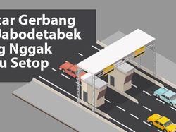 Daftar Gerbang Tol Jabodetabek yang Bisa Bayar Tanpa Setop