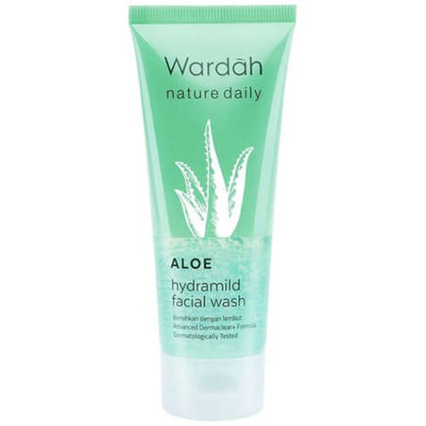 Wardah Aloe Hydramild Facial Wash (sumber : priceprice.id)