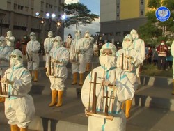 1 Tahun RS Darurat Wisma Atlet, Hening Cipta untuk Pahlawan Kesehatan