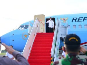 Bertolak ke Malut, Jokowi Akan Resmikan Terminal Bandara Kuabang-Tinjau Vaksinasi Bertolak ke Malut, Jokowi Akan Resmikan Terminal Bandara Kuabang-Tinjau Vaksinasi
