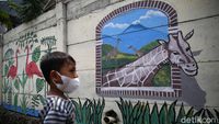 Kala Mural Bertema Hewan Jadi Sarana Edukasi Anak-anak di Bekasi
