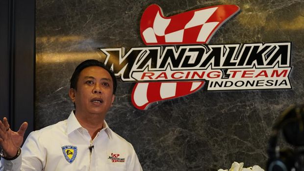 Muhammad Rapsel Ali Ketua Mandalika Racing Team Indonesia sekaligus Presiden Pertamina Mandalika SAG Team Muhammad Rapsel Ali.