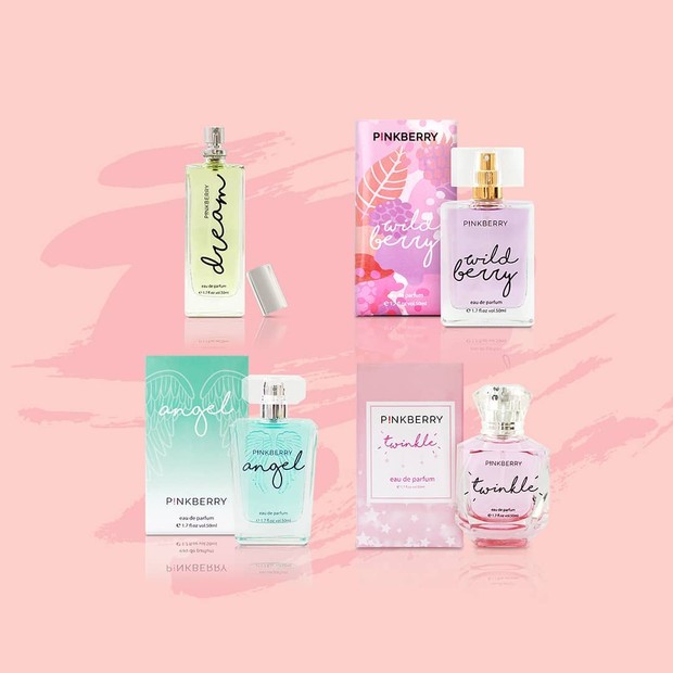 PINKBERRY Eau De Parfum/sumber: Instagram.com/pinkbberrybeauty Parfum tahan lama pinkberry