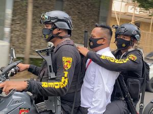 Janji Tak Ulangi Perbuatan, Polisi Gadungan di Losari Makassar Dipulangkan