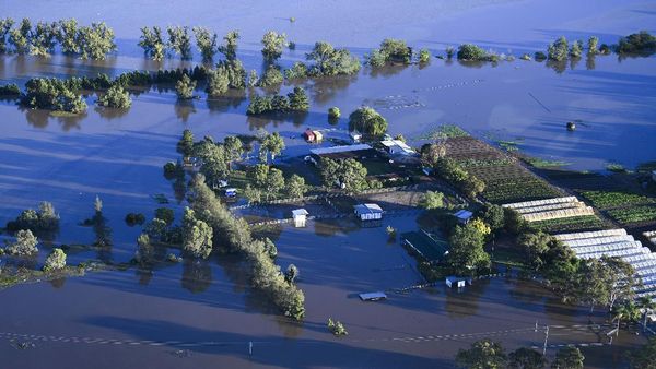 Potret Banjir di Australia dari Udara