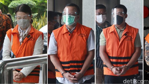 Potret Para Pemakai Rompi Oranye yang Wara-wari di KPK Hari Ini