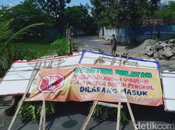 Satu Kampung di Klaten Lockdown Gegara 13 Warganya Kena Corona