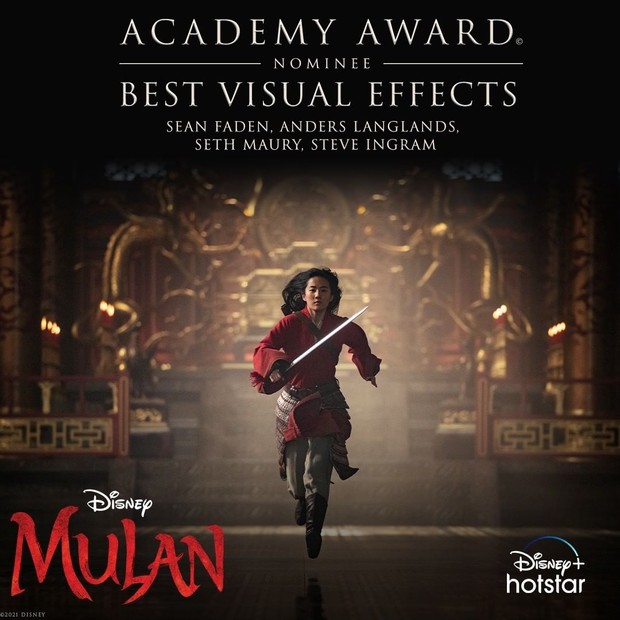 Film Mulan mengantongi sederet nominasi dalam Piala Oscras