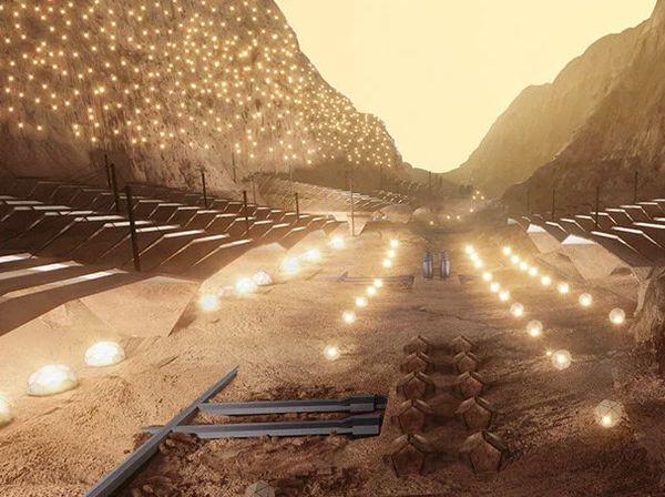 Mengintip Kompleks Perumahan Manusia di Mars
