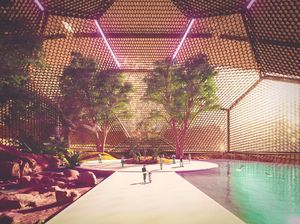 Wujud Kompleks Perumahan di Planet Mars