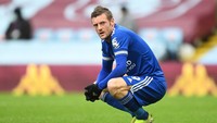 Di urutan ketiga ada Jamie Vardy. Pemain Leicester City ini juga mubazir 19 peluang (Getty Images/Michael Regan)
