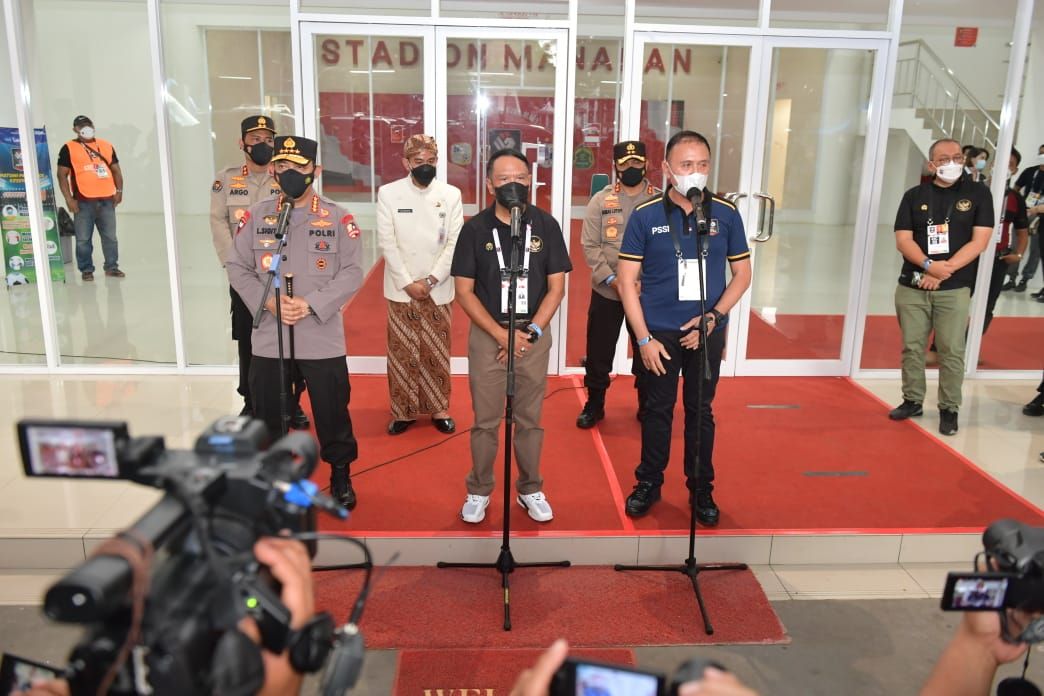 Kapolri Jenderal Listyo Sigit Prabowo Tinjau Piala Menpora