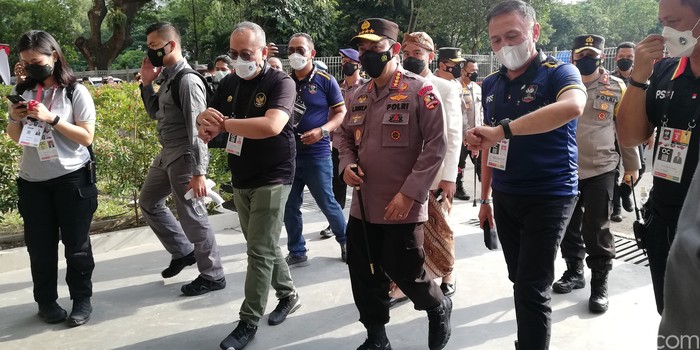 Kapolri Jenderal Listyo Sigit Prabowo Tinjau Piala Menpora