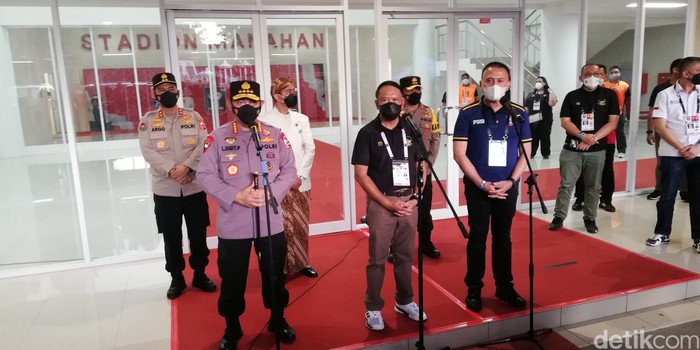 Kapolri Jenderal Listyo Sigit Prabowo Tinjau Piala Menpora