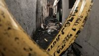Penampakan Kontrakan Terbakar di Matraman yang Tewaskan 10 Orang
