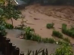 Banjir Bandang Citengah Sumedang, Seorang Warga Hilang Terbawa Arus
