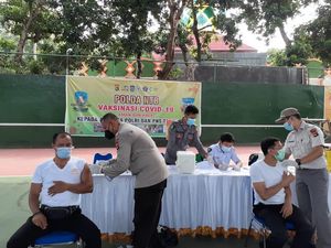 Polda NTB Gerak Cepat Lakukan Vaksinasi Personel Batalyon Vaksinator