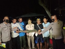 Bikin Resah, Buaya 2 Meter Ditangkap Warga Cianjur