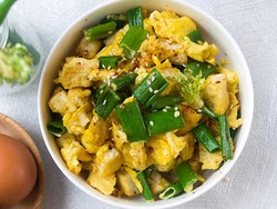 Resep Pembaca : Tumis Tahu Bunga Bawang yang Gurih Segar