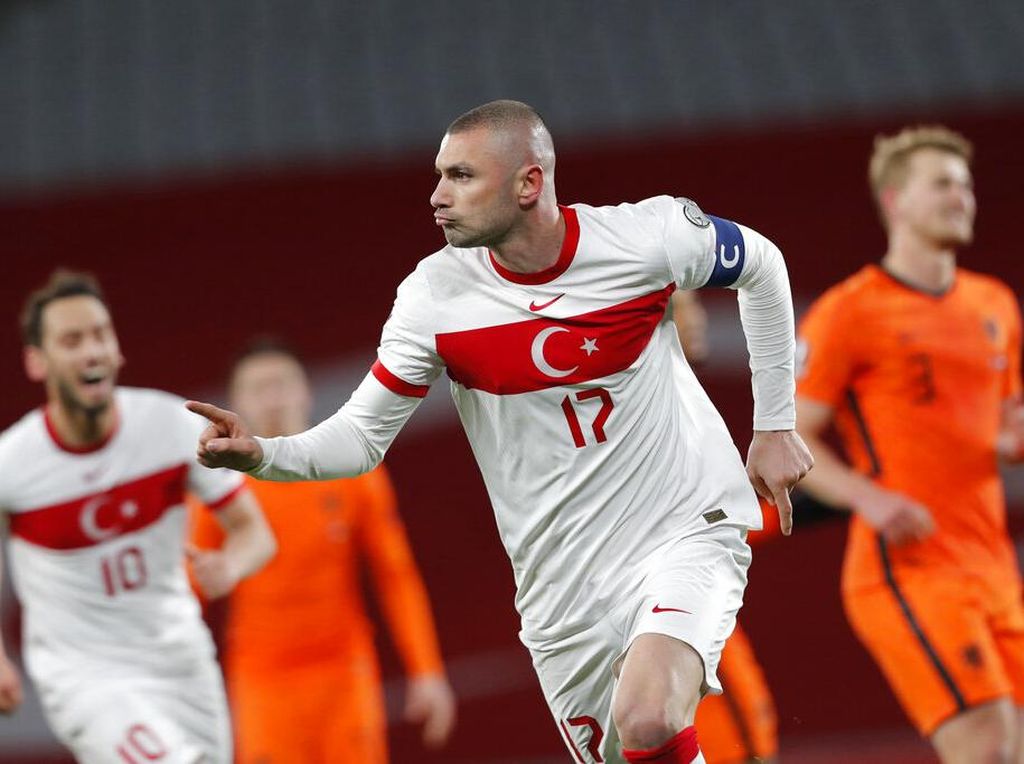 Kualifikasi Piala Dunia 2022: Turki Sikat Belanda 4-2