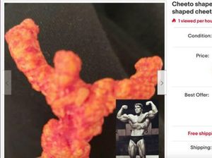 Wow! Cheetos Bentuk Arnold Schwarzenegger Ini Dijual Rp 144 Juta