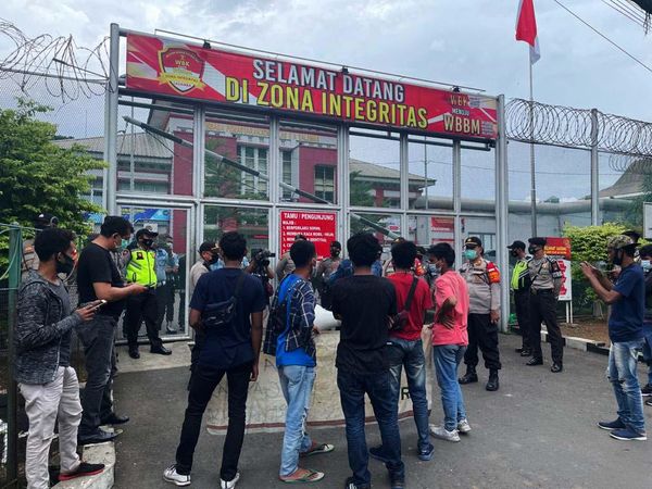 GAMI Geruduk Lapas Salemba