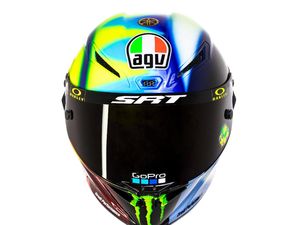 Transisi Siang-Malam di Helm Valentino Rossi Transisi Siang-Malam di Helm Valentino Rossi