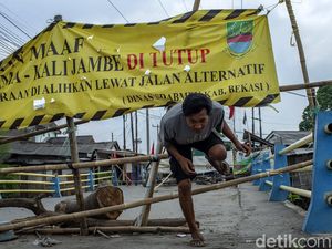 Jembatan Rusak di Kabupaten Bekasi Menanti Diperbaiki