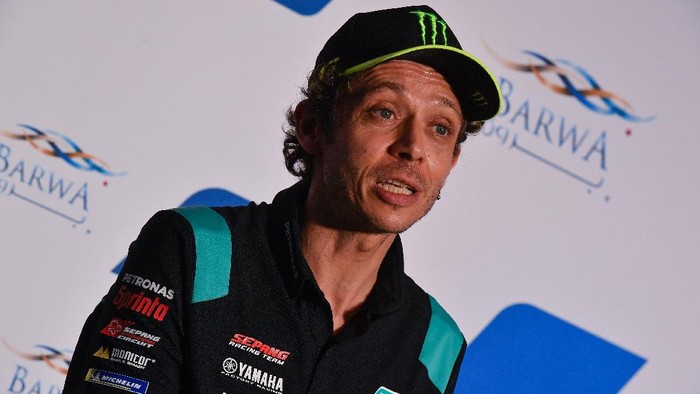 Valentino Rossi di Konferensi Pers Jelang MotoGP Qatar 2021.