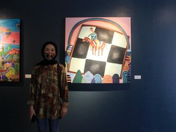 Dikenal Mendunia Lewat Gacon, Imelda Adams Hadirkan Lukisan Unik Lain